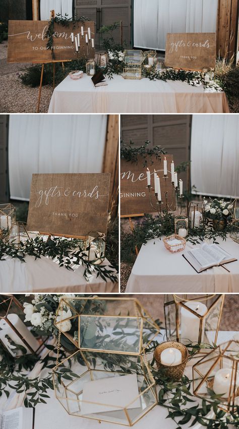 Channel your coolest retro vibes with any wedding style with these 6 swoon-worthy mid-century modern wedding decor ideas! Wedding Couple Table, Arizona Desert Wedding, Wedding Welcome Table, Mid Century Modern Wedding, Gift Table Wedding, Rustic Wedding Decorations, Modern Wedding Decor, Guest Book Table, Card Table Wedding