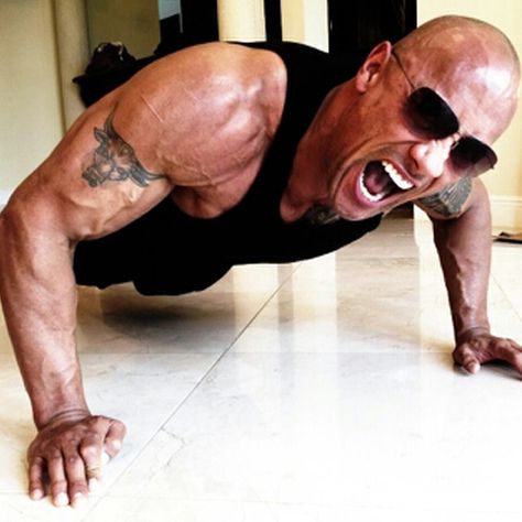 Dwayne ‘The Rock’ Johnson’s 3 Tattoos & Their Meanings | Body Art Guru Rock Bull Tattoo, Brahma Bull, Bull Tattoo, Left Arm Tattoos, Wwe The Rock, Bull Tattoos, The Minotaur, Back Tattoos For Guys, Rock Johnson