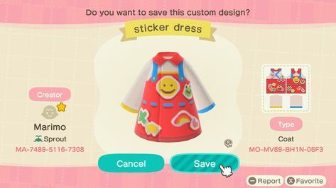 Acnh Kidcore Codes Chalk, Acnh Kidcore Outfits, Kidcore Animal Crossing Clothes, Kidcore Acnh Clothes, Acnh Kidcore Villagers, Kidcore Flag Acnh, Anch Kidcore Codes, Kidcore Acnh Codes Clothes, Acnh Clown Face Paint