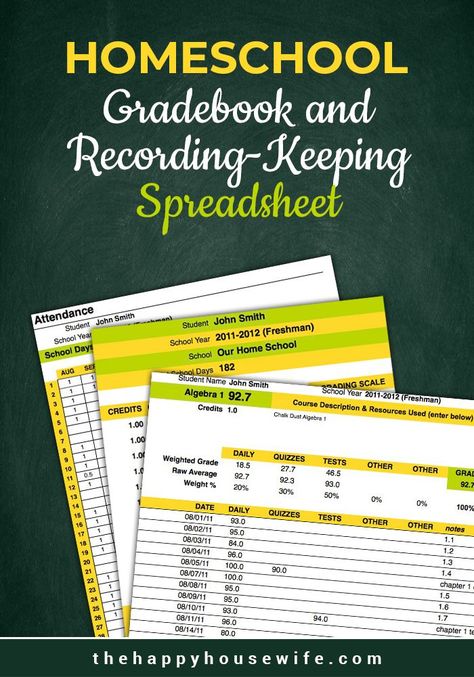 Homeschool Grade Book, Gradebook Template, Grade Book Printable, Homeschool Subjects, Grade Book Template, Teacher Grade Book, Homeschool Transcripts, Free Homeschool Resources, Students Day