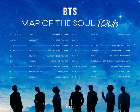 Rose Bowl Stadium, Twickenham Stadium, Levi Stadium, Buddy Guy, Bts World Tour, Metlife Stadium, Lauren Daigle, Cotton Bowl, Soldier Field