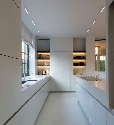 . Modern Kitchen Lighting, Kitchens Cabinets, Interior Design Minimalist, Interior Minimalista, Minimalist Interior Design, Design Del Prodotto, Fashion Decor, False Ceiling, Decor Minimalist