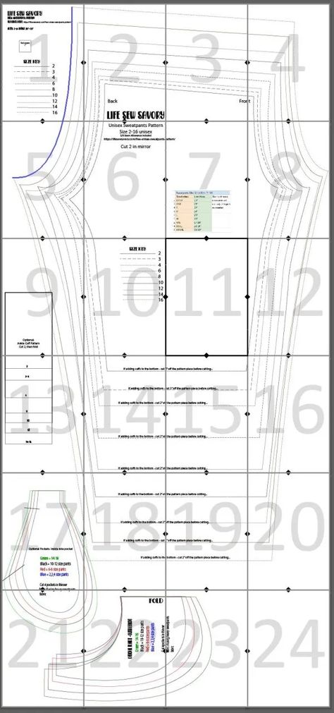 Free Unisex Sweatpants Pattern - Life Sew Savory Free Sweatpants Sewing Pattern, Free Sweatpants Pattern, Tracksuit Pattern Sewing, Patchwork Sweatpants Pattern, Jogger Pattern Free, Sweatpants Sewing Pattern Free, Sweatpants Pattern Free, Kids Pants Pattern Free, Free Pants Sewing Pattern