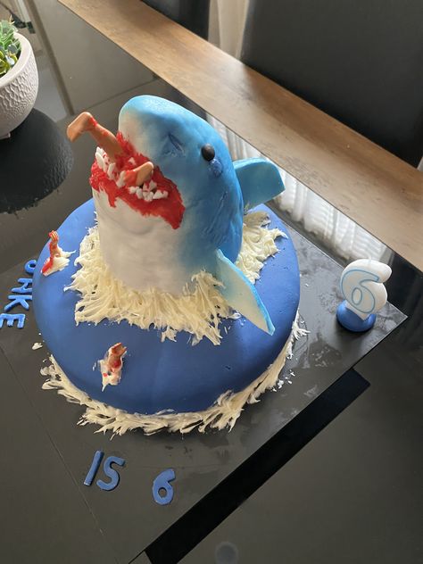 Shark cake Shark Cake, Shark Party, Cake