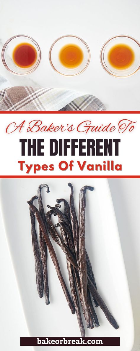 Vanilla beans, paste, powder, and more are available to us home bakers. And vanilla comes from different sources, giving them unique flavors. All the information you need to learn more about the different types of vanilla is included right here. We will focus on some of the more common varieties available, specifically Madagascar, Mexican, and Tahitian. Vanilla Bean Recipes, Vanilla Bean Cheesecake, The Tiny Seed, Madagascar Vanilla Beans, Vanilla Recipes, Baking Games, White Frosting, Rich Desserts, Vanilla Beans