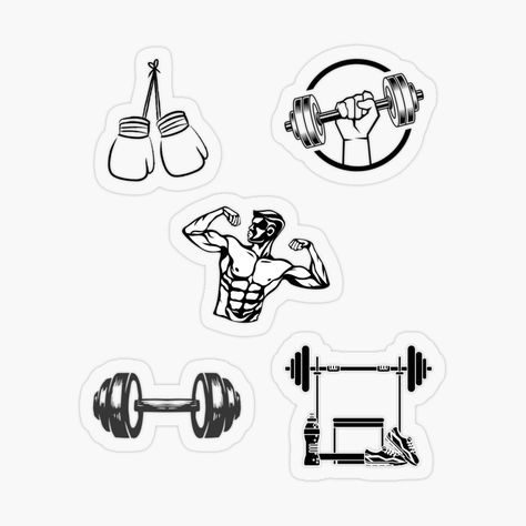 Get my art printed on awesome products. Support me at Redbubble #RBandME: https://www.redbubble.com/i/sticker/Gym-Fitness-Pack-by-Pirascano-Art/155654595.O9UDB?asc=u Gym Stickers, Plastic Stickers, Personalized Water Bottles, Gym Fitness, Weight Lifting, Gym Workouts, Science Poster, Sticker Design, Stranger Things Fanart