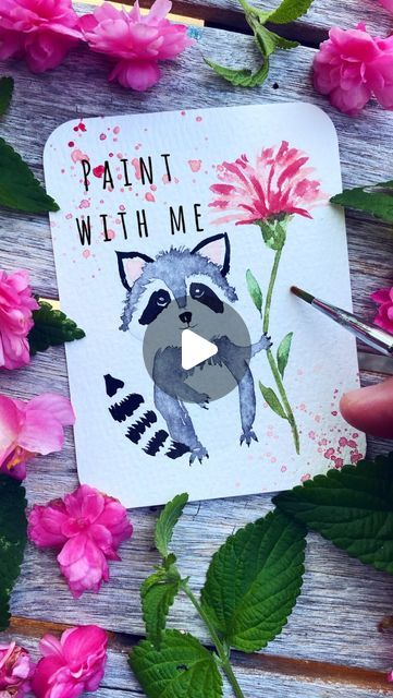 Mary Wu, Q Tip Art, Animals And Flowers, White Gouache, James 5, Color Painting, Amazon Storefront, Water Colors, Paint And Sip