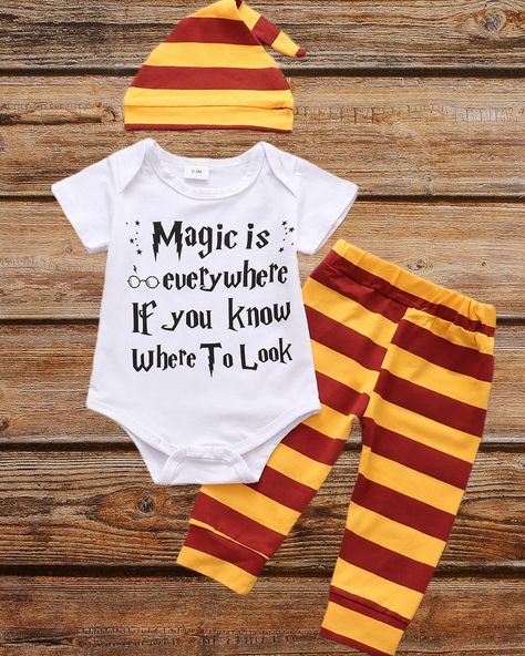 Magically adorable in this Harry Potter-inspired baby outfit! Ready to cast some serious charm with this little wizard in training. ⚡️🧙‍♂️👶 #BabyWizard #HarryPotterBaby #MagicalOutfit #CuteOutfits #BabyFashion #MiniMuggle #BabyOOTD #AdorableAttire Harry Potter Onesie Baby, Harry Potter Onesie, Harry Potter Baby, Baby Ootd, To Cast, Baby Outfit, Wizard, Baby Fashion, Onesies