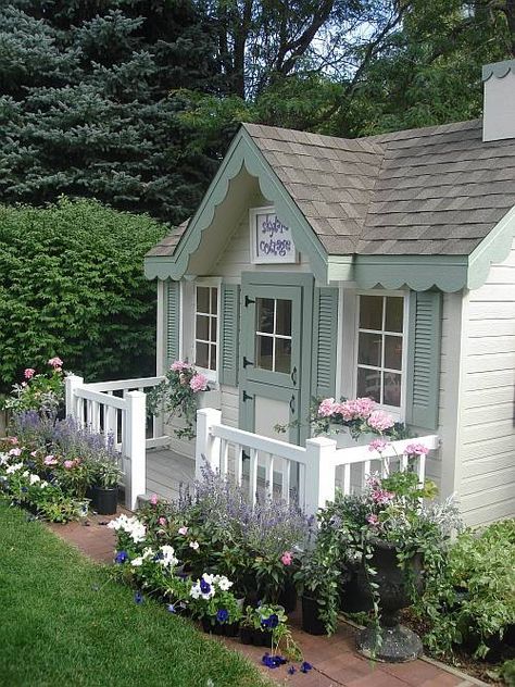 Cottage – Dutch Door – Wish Upon A Playhouse Cozy House Ideas, Small Cottage House, House Plan Ideas, Cottage Cozy, Small Cottage House Plans, Cottage House Plan, Small Cottage Homes, Small Cottages, Casa Country