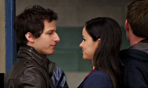 Amy And Jake Brooklyn Nine Nine, Brooklyn Nine Nine Jake And Amy, Amy And Jake, Brooklyn 99 Cast, Jake And Amy, The Look Of Love, Amy Santiago, Jake Peralta, Tv Show Couples