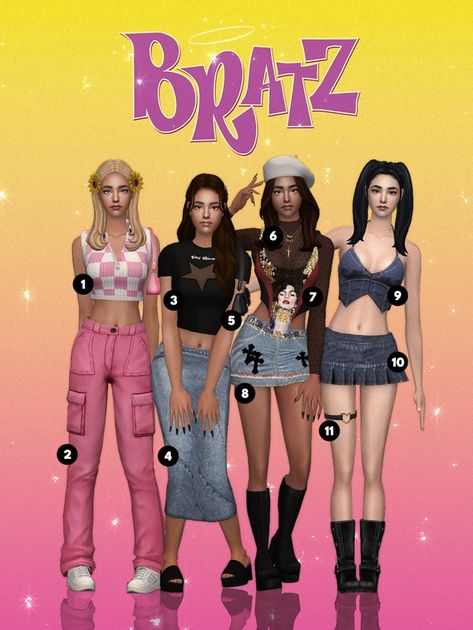 E-neillan | creating The Sims 2 & 4 Custom Content | Patreon Chrome Skirt, Euphoria Clothing, Sims 4 Cas Mods, Pelo Sims, 2000s Clothes, Sims 4 Mm Cc, Pants Baggy, Tumblr Sims 4, Sims 4 Teen