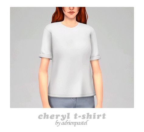 📑 Cheryl T-Shirt | Patreon Sims 4 Male Clothes, Sims 4 Patreon, Cc Clothes, Male Clothes, Sims 4 Cas, Female Clothing, Ts4 Cc, Sims 4 Clothing, Sims 4 Cc