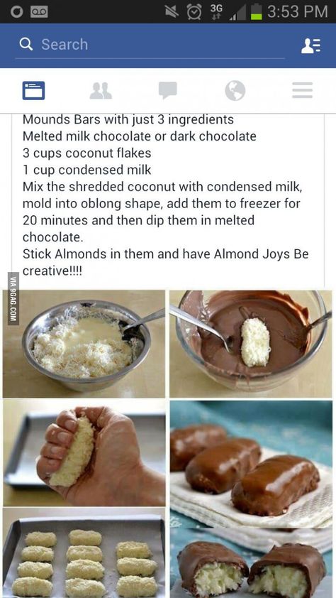 Mounds Bars Recipe, Almond Joys, Mounds Candy, Mounds Bar, Almond Joy Bars, Condensed Coconut Milk, Coconut Cups, Coconut Bars, Candy Recipes Homemade