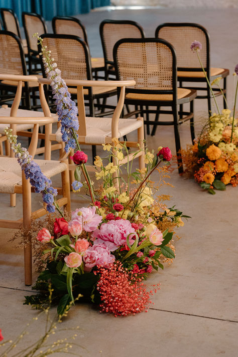 Wishbone Chairs? Cane Chairs? We've got you covered. Photography: @indigolacecollective Venue: @wildmanbt Planner: @cygneteventsanddesign Catering: @bokachicago Decor: @atmosphereeventsgroup Videography: @hwustudios Aisle Arrangements, Wedding Ceremony Chairs, Cane Chairs, Chair Rentals, Colorful Wedding Flowers, Ceremony Chairs, Wedding Moodboard, Wedding Chandelier, Wedding Party Planning