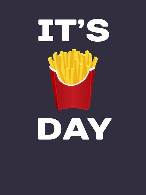 Fry Day, French Fry, Vinyl Ideas, Group Activities, French Fries, Hummus, Vinyl Sticker, Gaming Logos, Cafe