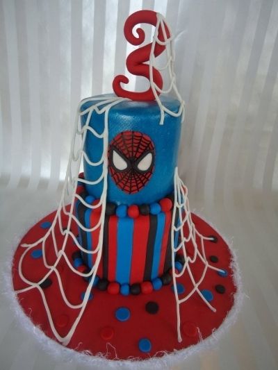 Spidey! By YOUnique_Cakes Birthday Cake Kids Boys, Spiderman Cupcakes, Friends Birthday Cake, Cake Design Inspiration, 5th Birthday Cake, Spiderman Birthday Party, Friends Cake, 3rd Birthday Cakes, Superhero Cake