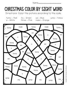 Color by Sight Word Christmas Pre-K Worksheets Candy Canes First Grade Christmas Bulletin Board Ideas, Color By Sight Word, Pre K Worksheets, Preschool Christmas Activities, Sight Word Coloring, Learning Sight Words, Sight Words List, Christmas Worksheets, Sight Word Worksheets