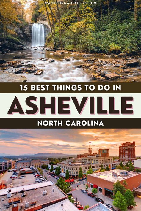 The Top 16 Things to do in Asheville, North Carolina via @wanderingwheatleys French Broad River, Pisgah National Forest North Carolina, Nature Playground, Things To Do In Asheville, Nc Travel, North Carolina Vacations, Maggie Valley, Charleston Travel, North Carolina Travel