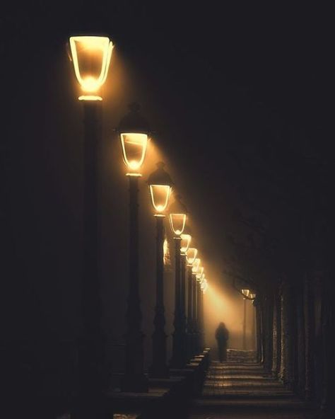 Dark Room Photography, Iphone Wallpaper Lights, Artistic Lighting, Dark Street, Wallpaper Earth, Lit Wallpaper, Street Lamp, 19 Days, Dark Photography