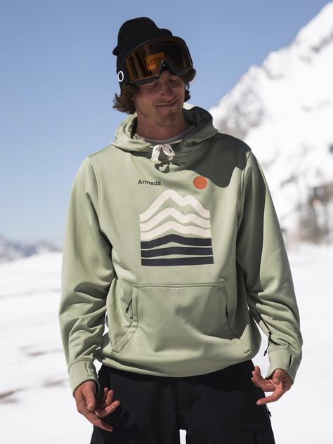 Picture me Rollin. This fully featured rideable hoodie is perfect for skiing or chilling. It’s got pockets. Zip pockets. A kanga pocket. A sleeve pass pocket. It’s even got a cord lock at the hem for those who want to cinch and roll. Armada Skis, Accessories Jacket, Hoodie Design, Outerwear Women, Skiing, Zip Pockets, Design