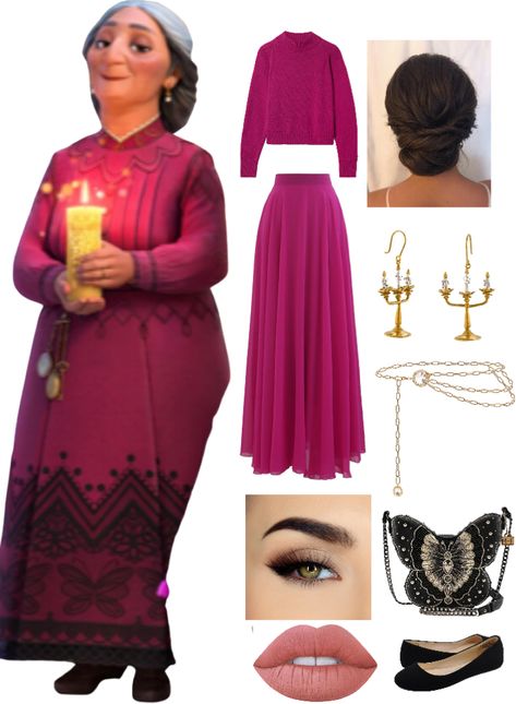 Encanto Costume Ideas, Encanto Family Costume, Encanto Outfit Ideas, Encanto Inspired Outfits, Encanto Outfits, Encanto Disneybound, Encanto Costumes, Encanto Costume, Disney Princess Inspired Dresses