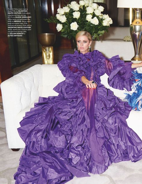 Sabine Getty, Scene Queens, Nicky Hilton, Color Art, Style Outfits, Fall Winter Outfits, Ball Gowns, Winter Outfits, Victorian Dress