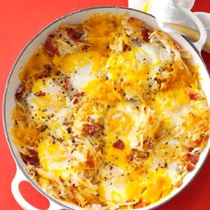 Sheepherder's Breakfast Recipe from Taste of Home -- shared by Pauletta Bushnell of Albany, Oregon Breakfast Crowd, Skillet Breakfast, Albany Oregon, Camping Breakfast, Breakfast For A Crowd, Breakfast Eggs, Dutch Oven Cooking, Breakfast And Brunch, Dutch Oven Recipes