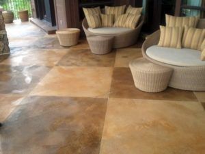 Interior Tiles Floor, Patio Transformation, Decorative Concrete Patio, Concrete Patio Makeover, Architectural Concrete, Patio Pictures, Patio Design Ideas, Cement Patio, Concrete Patio Designs