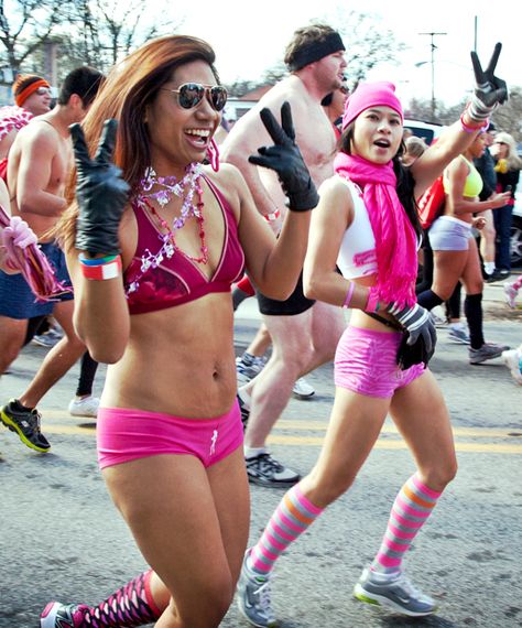 8 Crazy-Fun Runs You've Gotta Try Corset Dress Casual, Train Insane Or Remain The Same, Tweed Run, Best Costume, Total Beauty, The Ohio State University, River Park, Fun Run, Marathons