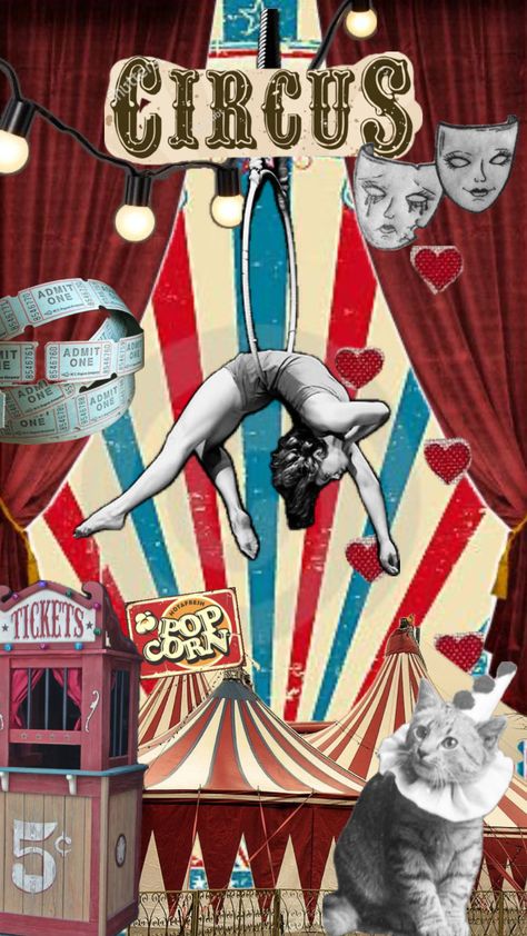 #circus #carnival Vintage Circus Design, Circus Illustration, Vintage Circus Posters, Circus Aesthetic, Carnival Art, Dark Circus, Carnival Posters, Circus Poster, Circus Art