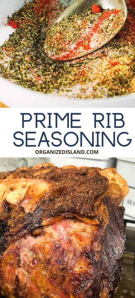 Prime Rib Seasoning Rubs, Prime Rib Garlic Butter Rub, Prime Rib Rub Recipe Spices, Herb Rub For Prime Rib, Prime Rib Seasoning Rubs Spices, Tastes Better From Scratch Prime Rib, Rib Seasoning, Roadhouse Recipes, Bulk Recipes