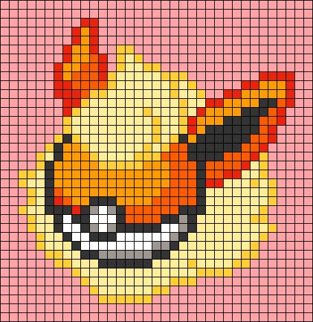 Flareon Cross Stitch, Pokeball Perler Bead Patterns, Eevee Pixel Art, Pixel Art Pokemon Pikachu, Pokemon Pixel Art 32x32, Eevee Perler, Perler Bead Pokemon Patterns, Flareon Pokemon, Pixel Pokemon