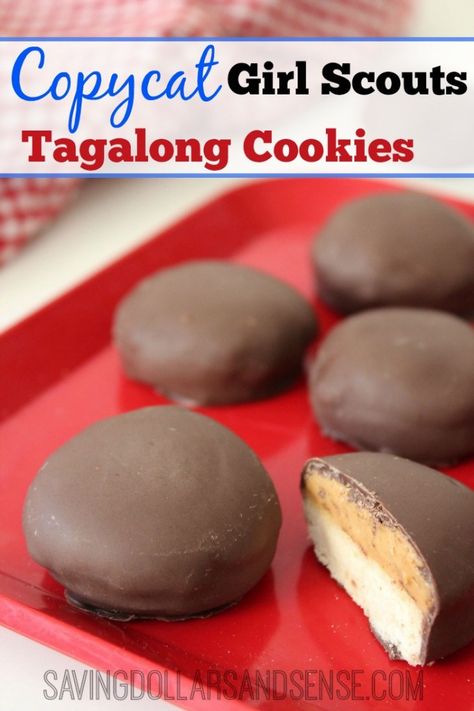 Copycat Tagalong Cookies Memory Food, Cc Cookies, Tagalong Cookies, Jaffa Cakes, Cookie Brownie Bars, Mint Cookies, Broccoli Cheese, Cheese Soup, Girl Scout Cookies