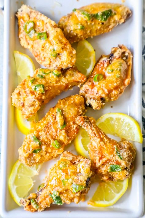 Lemon Garlic Parmesan Baked Chicken Wings Recipe - main dishes #maindishes #sidedishes Parmesan Baked Chicken, Baked Bbq Chicken Recipes, Baked Chicken Wings Recipe, Oven Baked Chicken Wings, Easy Baked Pork Chops, Best Mac N Cheese Recipe, Baked Chicken Wings Oven, Baked Ranch Chicken, Oven Baked Chicken Parmesan