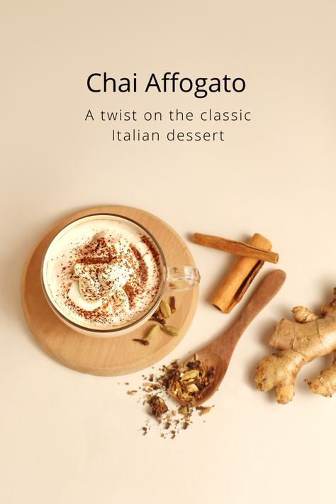 Creamy Ice Cream, Indian Tea, Italian Dessert, Steaming Cup, Chai Tea, Italian Desserts, Classic Italian, Herbal Tea, Cocktail Drinks