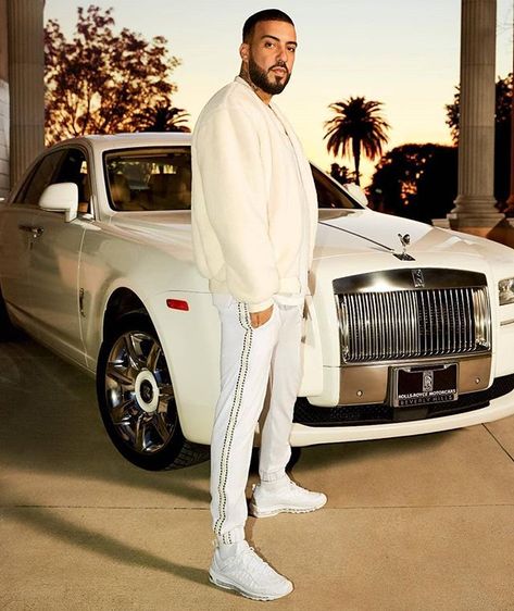 SR Luxe Lifestyle | Cruising into the weekend with French Montana! StyleRave.com Vibe #StyleRave Camo Suit, Montana Style, Chris Martin Coldplay, French Montana, Celebrity Sightings, Celebrity Dads, Boy Photography Poses, Suit Designs, Celebrities Male