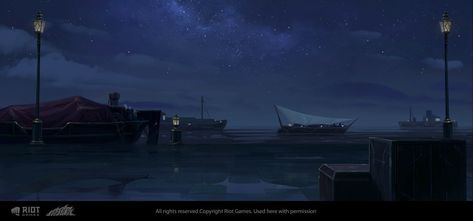 ArtStation - Arcane - Matte Paintings , Aloïs Desoubries-Binet Arcane Concept Art, Bw Design, League Of Legends Universe, Matte Paintings, League Of Legends Video, Arcane League Of Legends, Matte Painting, The League, Heart Wallpaper