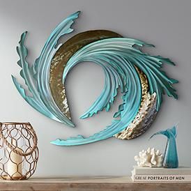 Best Wall Painting Ideas, Modern Wall Art Piece, Wall Sculpture Art Modern Living Rooms, 3 Dimensional Wall Art, Modern Coastal Home Living Room, Resin Art Wall Decor, Metal Wall Art Decor Living Room, Clay Wall Art Diy, Diy Metal Wall Art