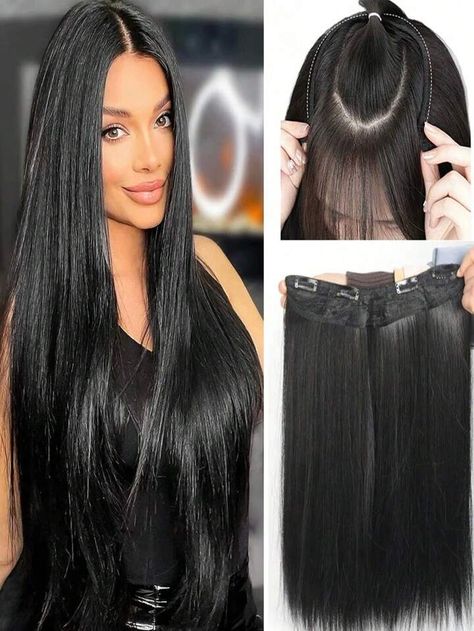 Straight Hair Extensions, Hairpieces For Women, Wigs Hair Extensions, Clip In Hair Extensions, Hair Extension, Kids Beachwear, Straight Hair, Clip Ins, Synthetic Hair