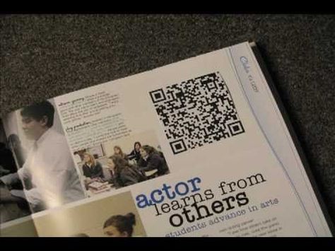 Balfour Taylor QR Codes, The Future of Yearbooks! - YouTube Balfour Yearbook, Yearbook Coverage Ideas, Academic Spreads Yearbook, Yearbook, Qr Code, Art Lessons, Coding, Education