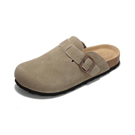 PRICES MAY VARY. Genuine Suede Insoles - These mules are designed with genuine suede insoles that provide soft cushioning for your feet. The arch support ensures you can wear them all day without discomfort. The flat slip-ons are not only comfortable but also fashionable, making them a great addition to your wardrobe. Microfiber Upper - Experience ultimate comfort and style with our Boston Clogs for women. The trendy flat slip-ons features a Microfiber Upper Material that is extremely soft and s Boston Clogs, Clogs For Women, Trendy Flats, Women's Mules, Clog Slippers, Slippers For Women, Womens Mules, Kids Luggage, Outfit Inspo Fall