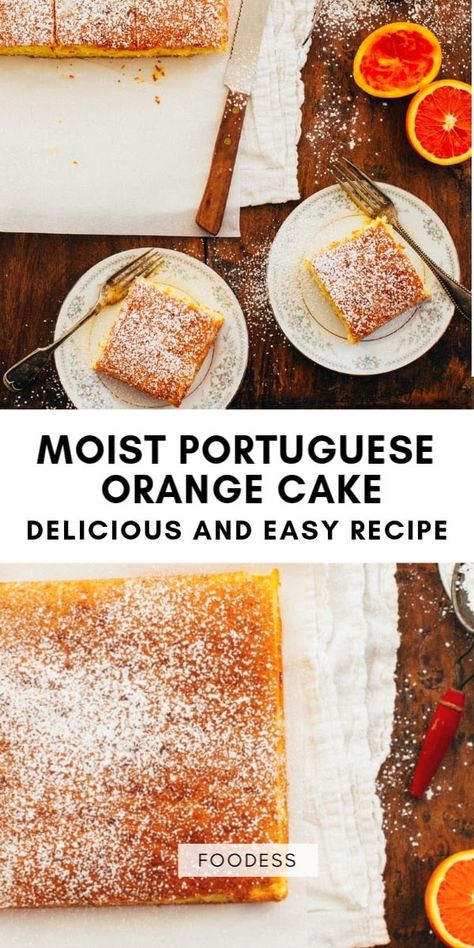 Portuguese Bolo Recipe, Portuguese Honey Cake, Portuguese Cake Recipes, International Cake Recipes, Portuguese Recipes Dessert, Orange Baking Recipes, Portuguese Recipes Azorean, Oranges Dessert, Portuguese Cake