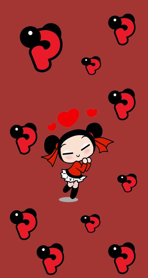 Pucca Wallpapers Iphone, Strawberry Ideas, Iphone Wallpaper Pattern, Iphone Lockscreen, Miraculous Ladybug Anime, Ipad Wallpaper, Aesthetic Iphone Wallpaper, Cute Cartoon Wallpapers, Miraculous Ladybug