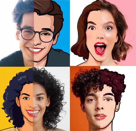 5 Steps to Easily Create a Stunning Avatar from a Photo - ZMOJI Create Avatar Free, Avatar Emoji, Create Cartoon Character, Facebook Avatar, Create Avatar, Create Your Avatar, Define Yourself, Create Your Own Avatar, Cartoon Avatar