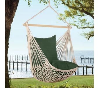 New Arrivals - Garden & Outdoor Living - QVC.com Page 2 Diy Hammock Chair, Rope Hammock Chair, Diy Hammock, Rope Hammock, Hanging Chair Outdoor, Hammock Chair, Hanging Rope, Swing Set, Swinging Chair