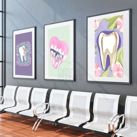 Dentist Girl, Dentistry Art, Dental Wallpaper, Dental Art, Dental Clinic, Acrylic Painting Canvas, Disney Pixar, Art Mural, Acrylic Painting