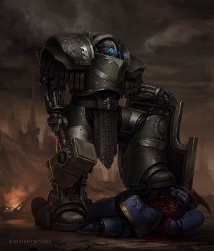 40k Iron Hands Art, Iron Hands 40k Art, Iron Hands 40k, Black Templar Terminator 40k, Black Templars Terminators 40k, Iron Warriors Terminator, Dark Souls Concept Art, Iron Hand, Power Armour