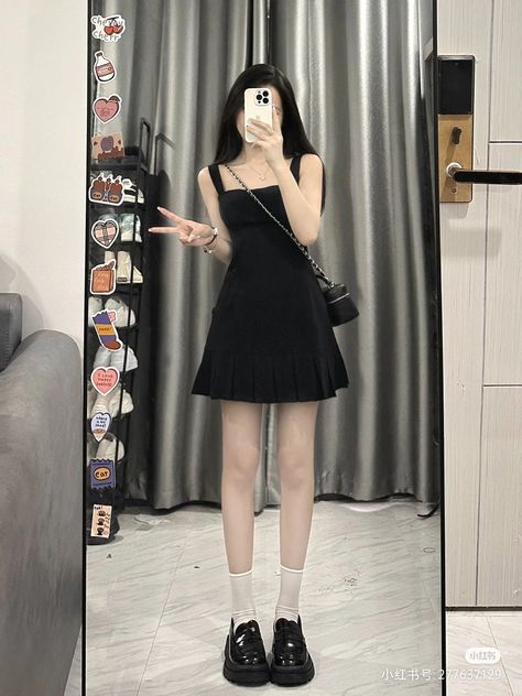 Short Girl Fashion, Oufits Casual, Clueless Outfits, Everyday Fashion Outfits, Korean Fashion Dress, Trendy Fashion Outfits, Ulzzang Fashion, Feminine Outfit, Petite Outfits