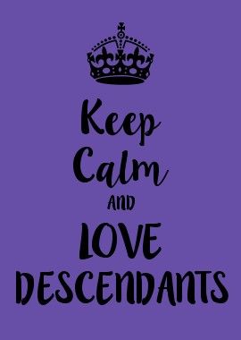 Keep Calm And Love, Descendants, Keep Calm, Purple, For Sale