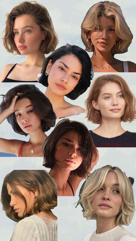 Bob hairstyle Buzzed Hair Women, French Bob, Hair Inspiration Short, Haircuts For Wavy Hair, Hairdos For Short Hair, Hair Color And Cut, Hair Images, Hair Stylist Life, Cut My Hair